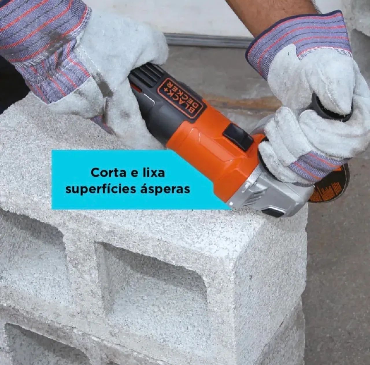 Nova Esmerilhadeira Lixadeira De Corte Angular G650 Black Decker - Foto 3