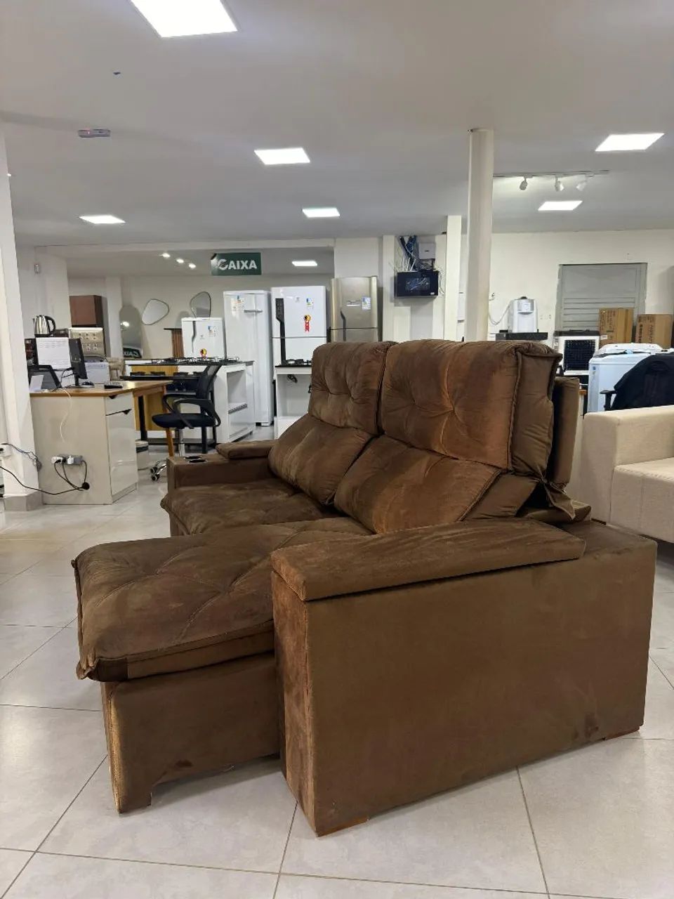 Swiss-Style Retractable Reclining Sofa436600644955678725