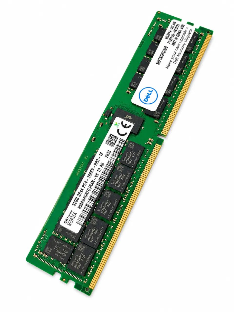 Memoria Dell 32gb Ddr4 2666mhz Rdimm ECC Registrada para Servidor