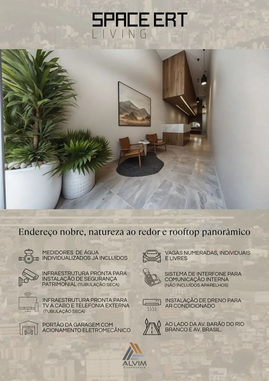Lançamento de apartamentos studios e 2 quartos no Manoel Honório - Praça Agassis - Space E - Foto 2