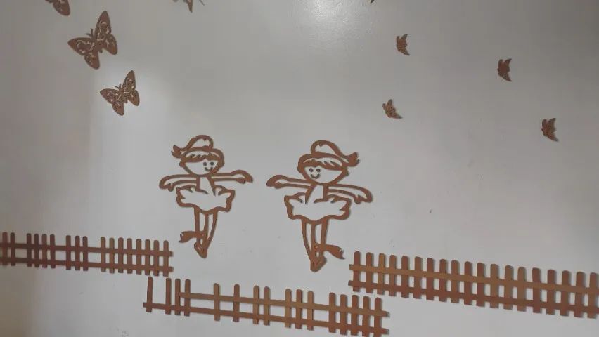 Enfeite de parede Bailarinas 
