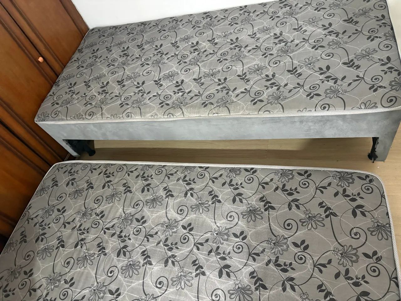 Cama box com molas ensacadas e auxiliar  - Foto 4