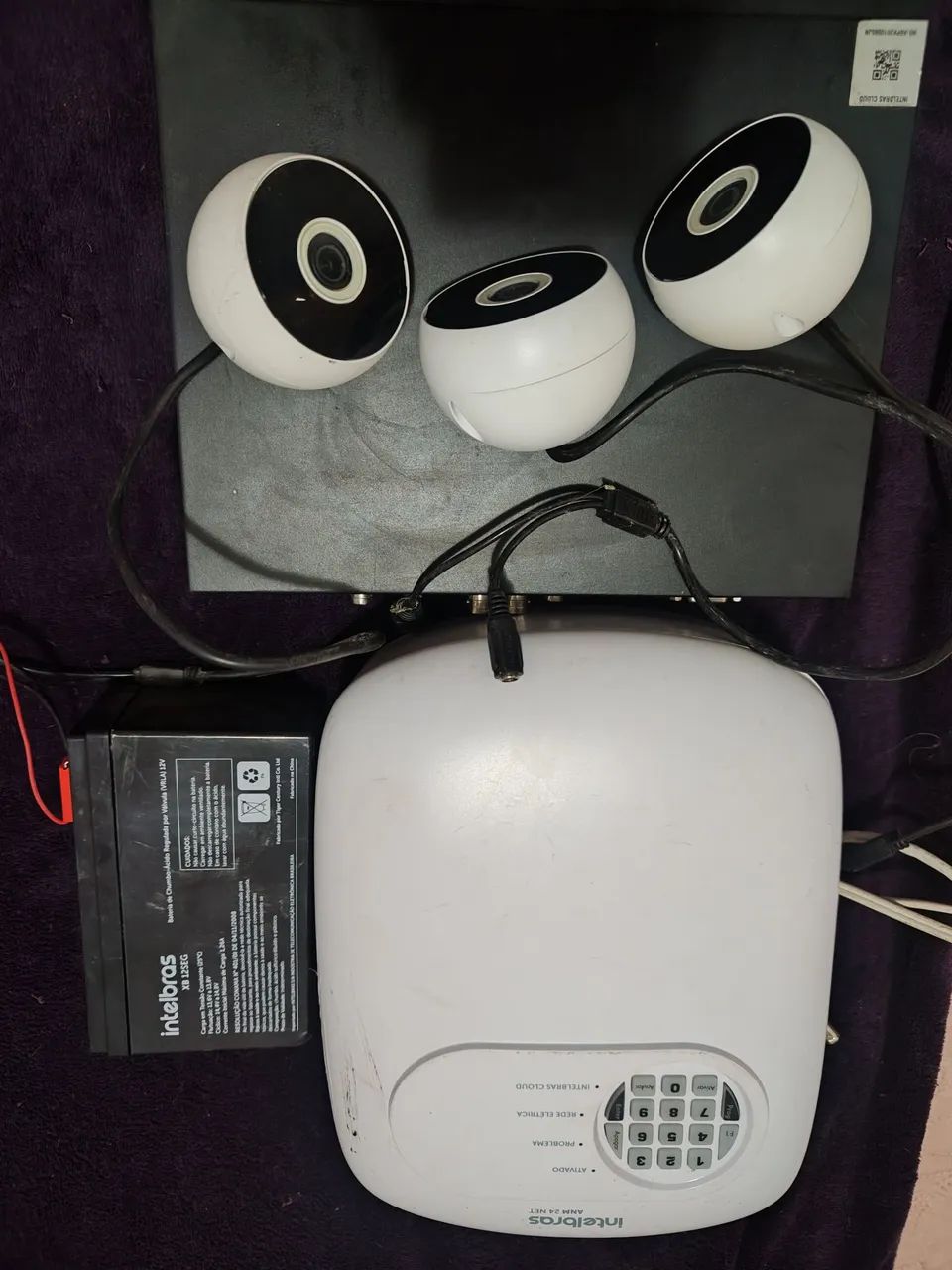 Kit Intelbras + 3 câmeras 