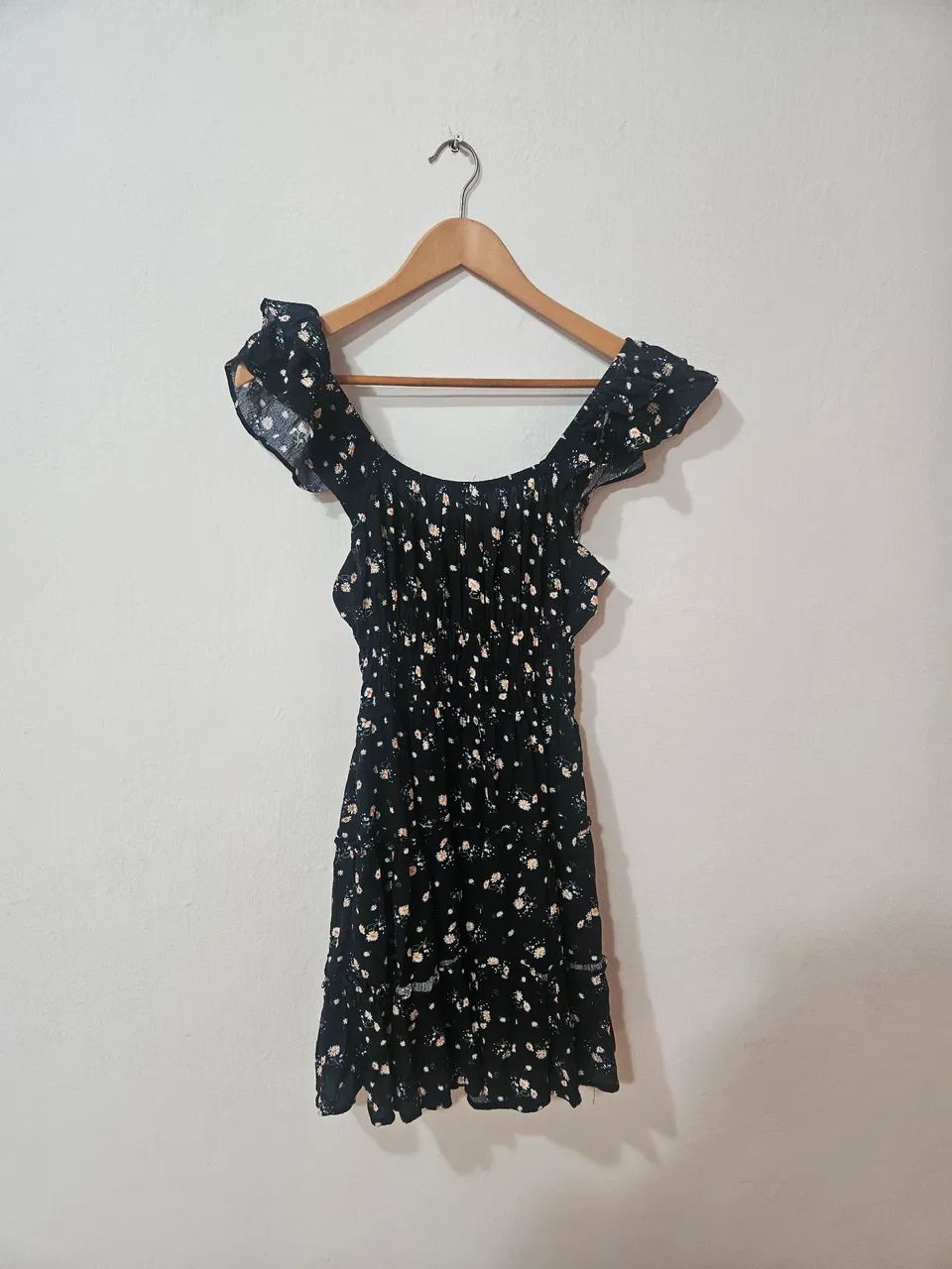 Vestido preto florido - Foto 2