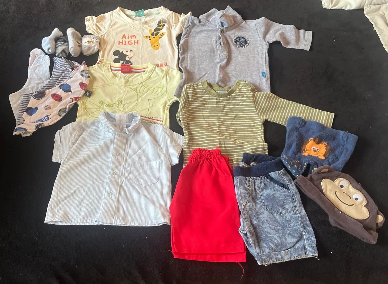 ROUPAS BEBÊ MENINO 3-6 MESES - Foto 2