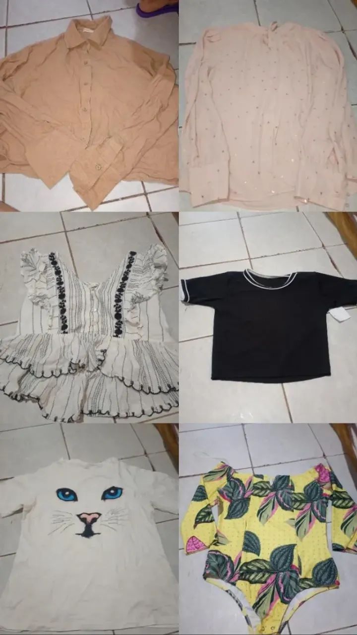 Desapegos roupas variadas 