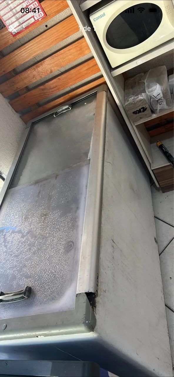 Freezer congelado 