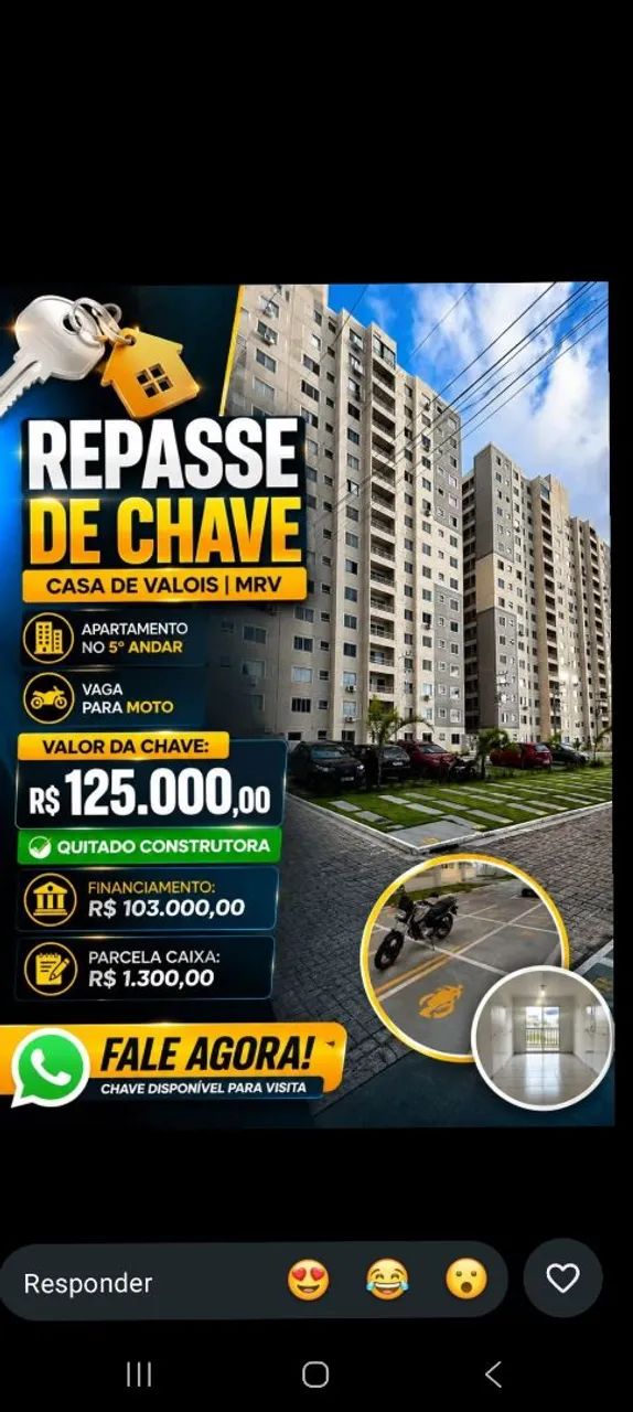 Repasse de chave/ Vendo apartamento no turu