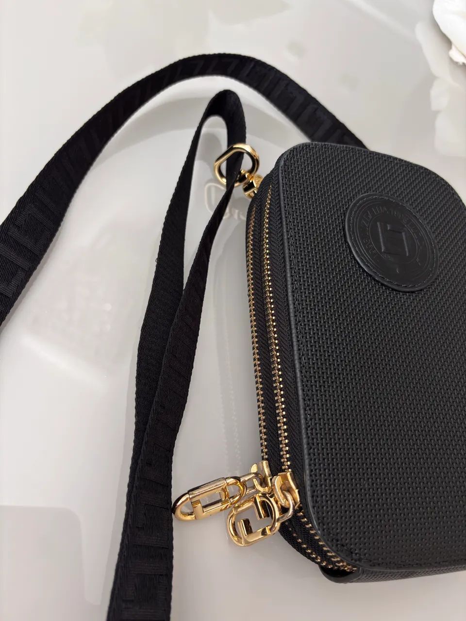 Bolsa mini bag luz da lua preta - Foto 3