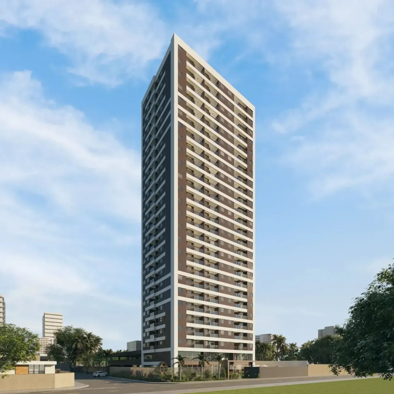 Edf. Praça dos Jequitibás |REPASSE | Av. Afonso Olindense - Várzea | 2 quartos |Andar Alto