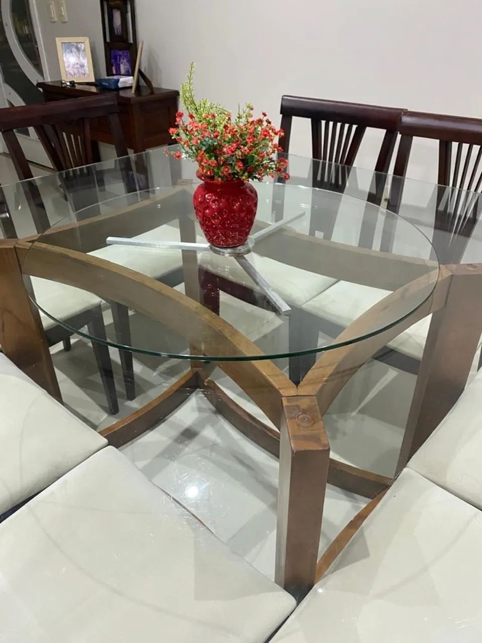 Vende-se mesa de vidro - Foto 2
