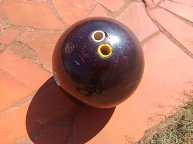 Antiga Bola Boliche Americana Ebonite Matrix - Foto 5