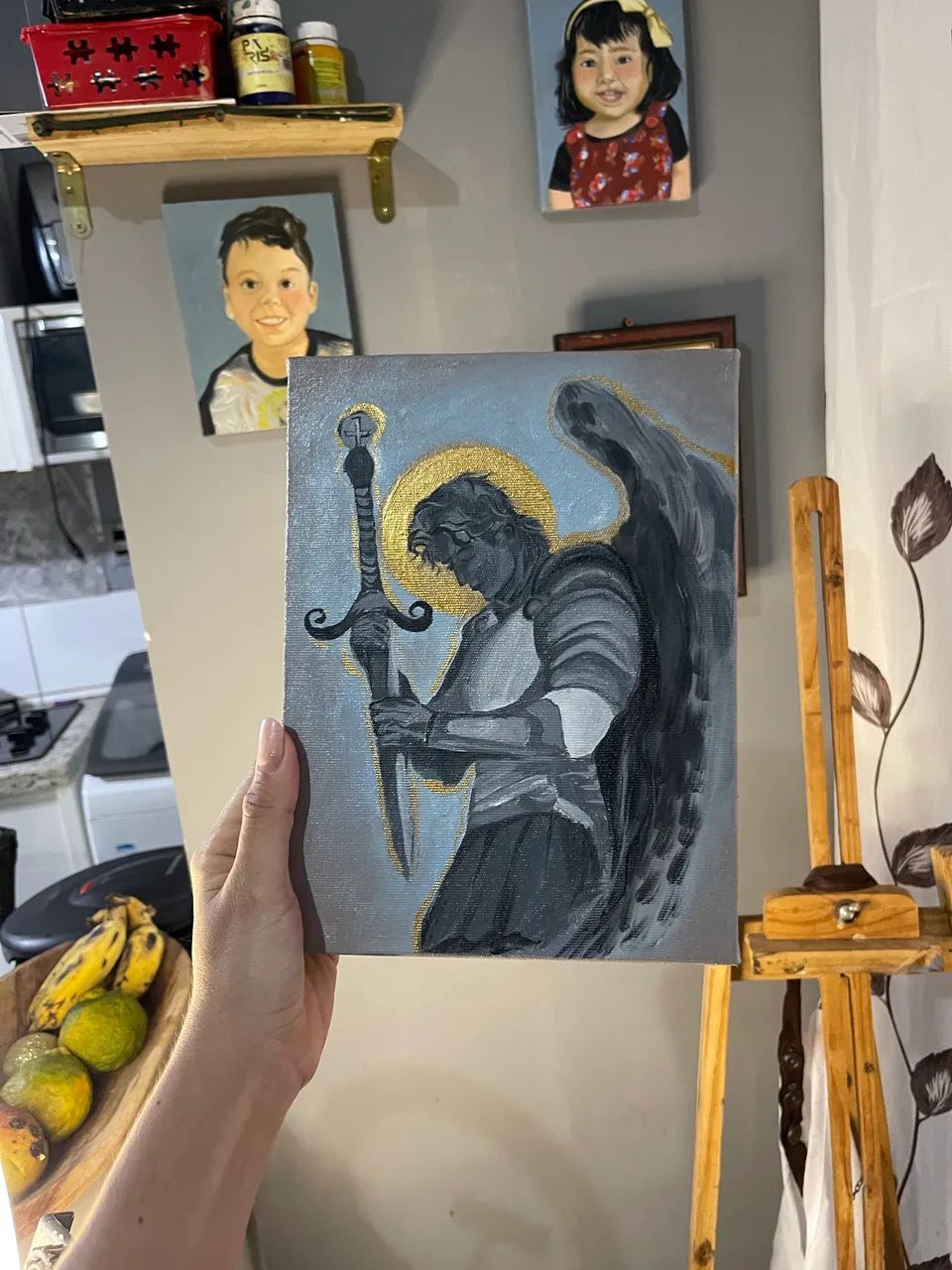 Tela pintada a mão  - Foto 3