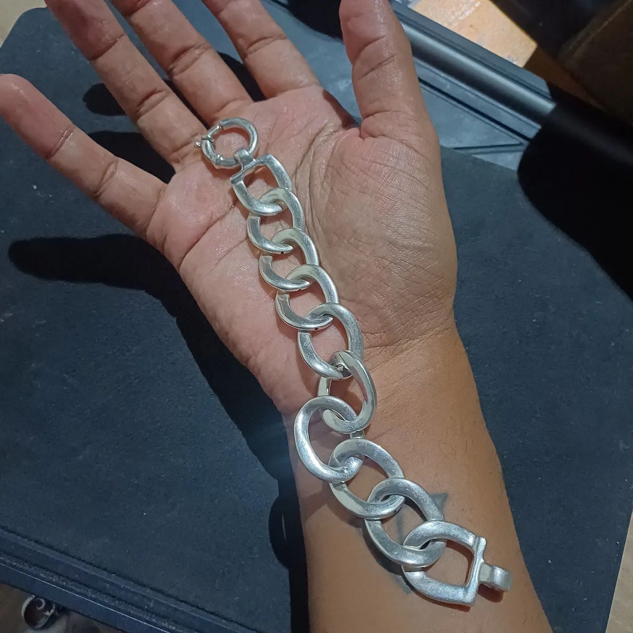 Bracelete eletroformação em prata 925 - Foto 3