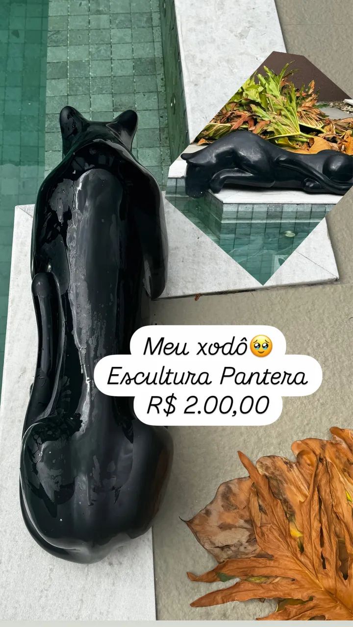 ESCUlTURA PANTERA NEGRA - Foto 2