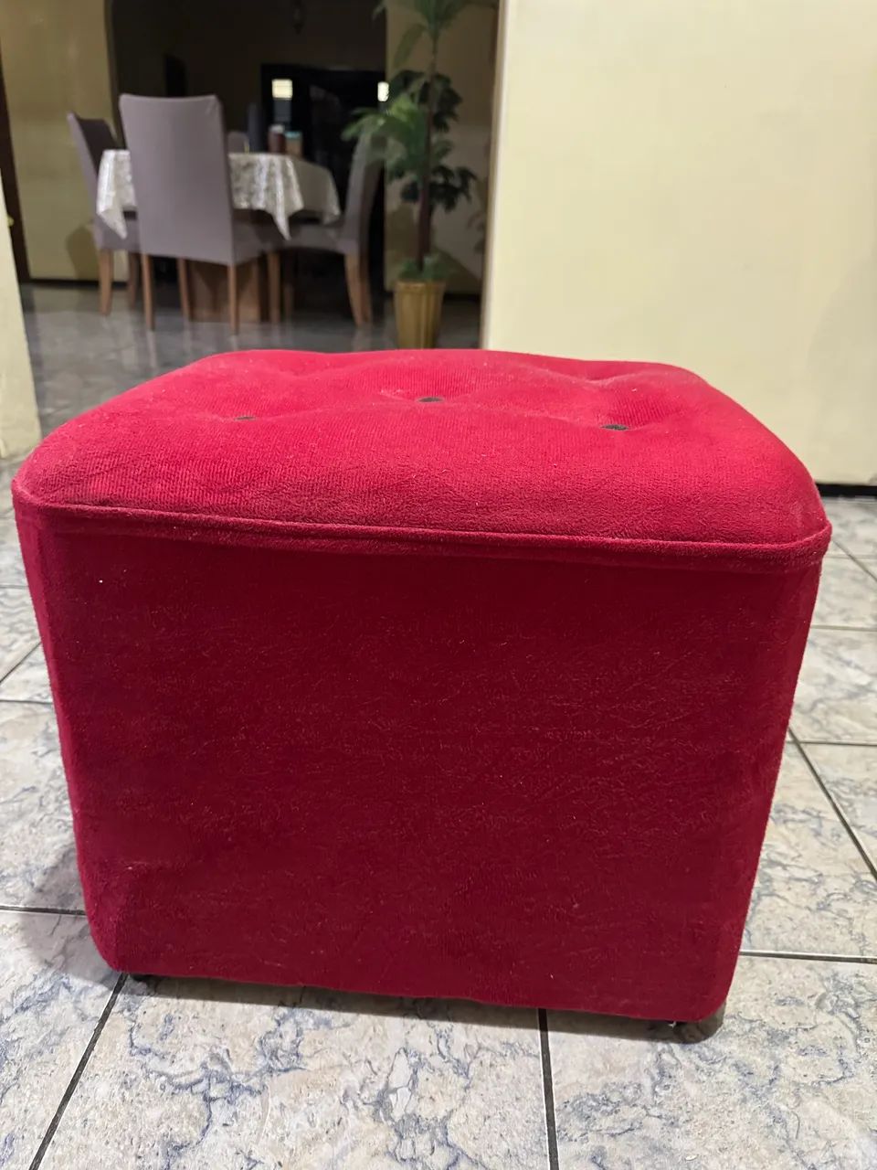 Vendo puff vermelho - Foto 4