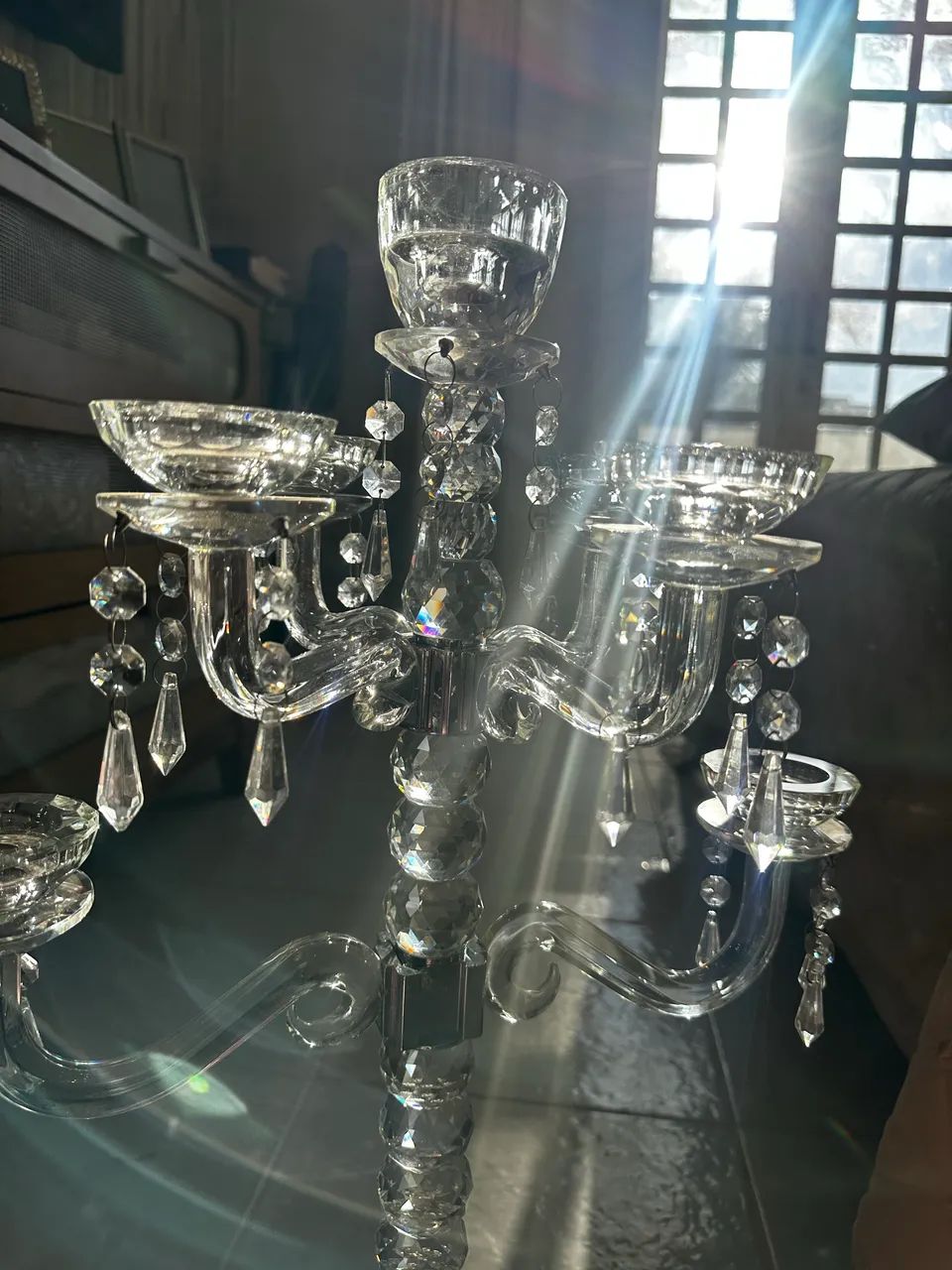 Castiçal de cristal  - Foto 3