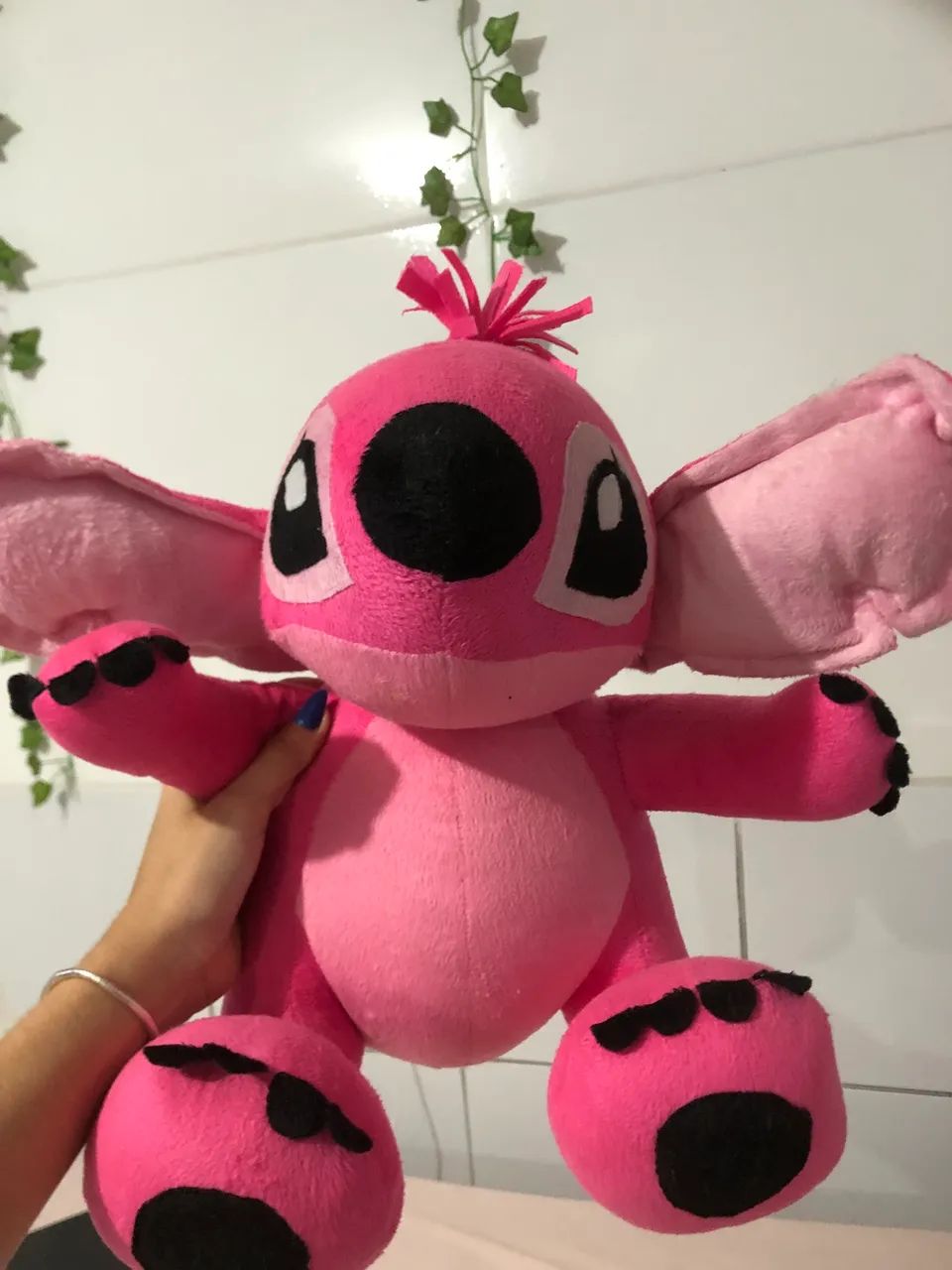 PELÚCIA STITCH ROSA