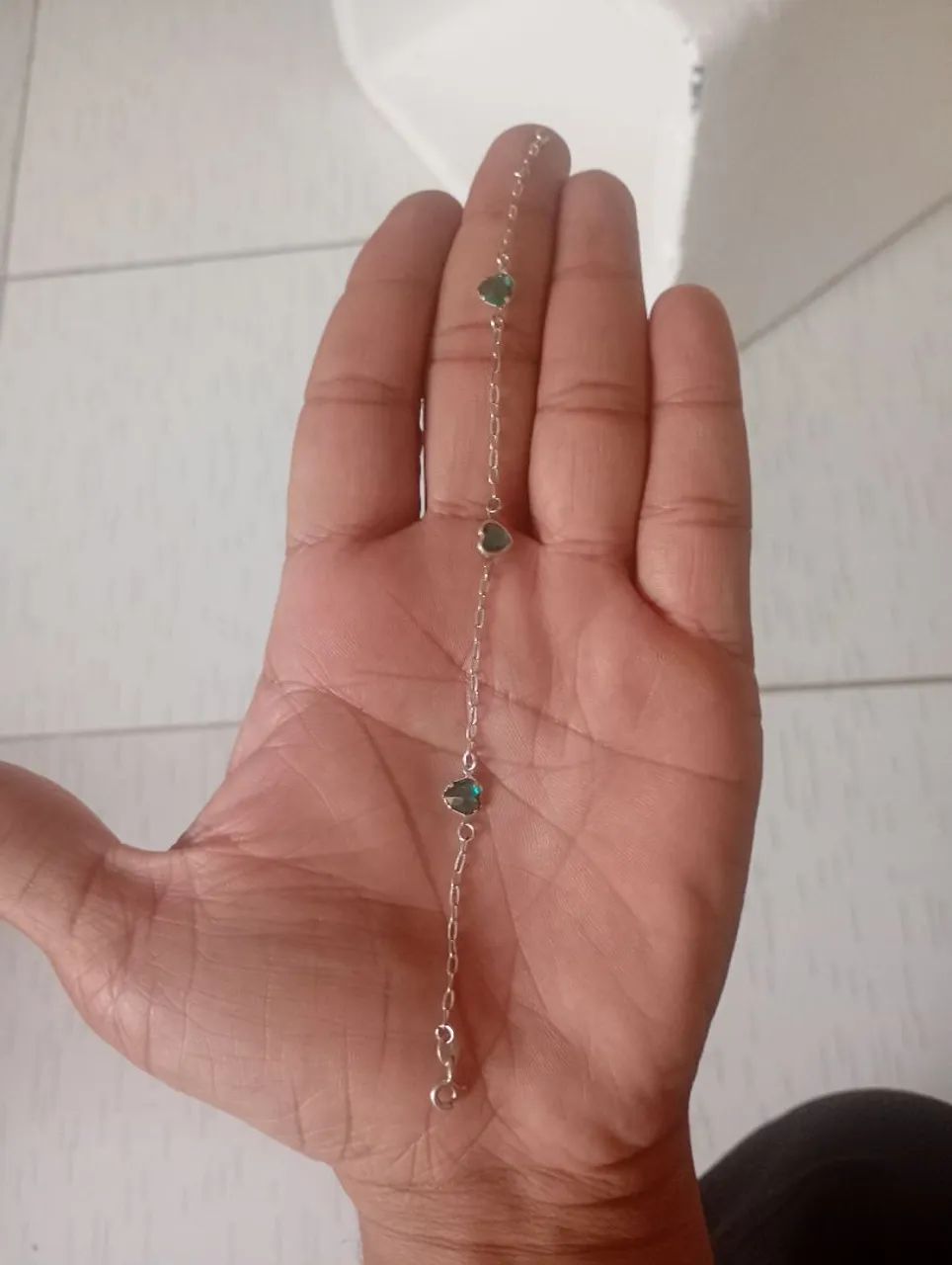 Pulseira de Prata infantil 50 - Foto 4