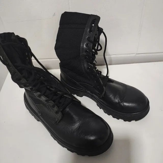 Coturno preto com lona preta  - Foto 2