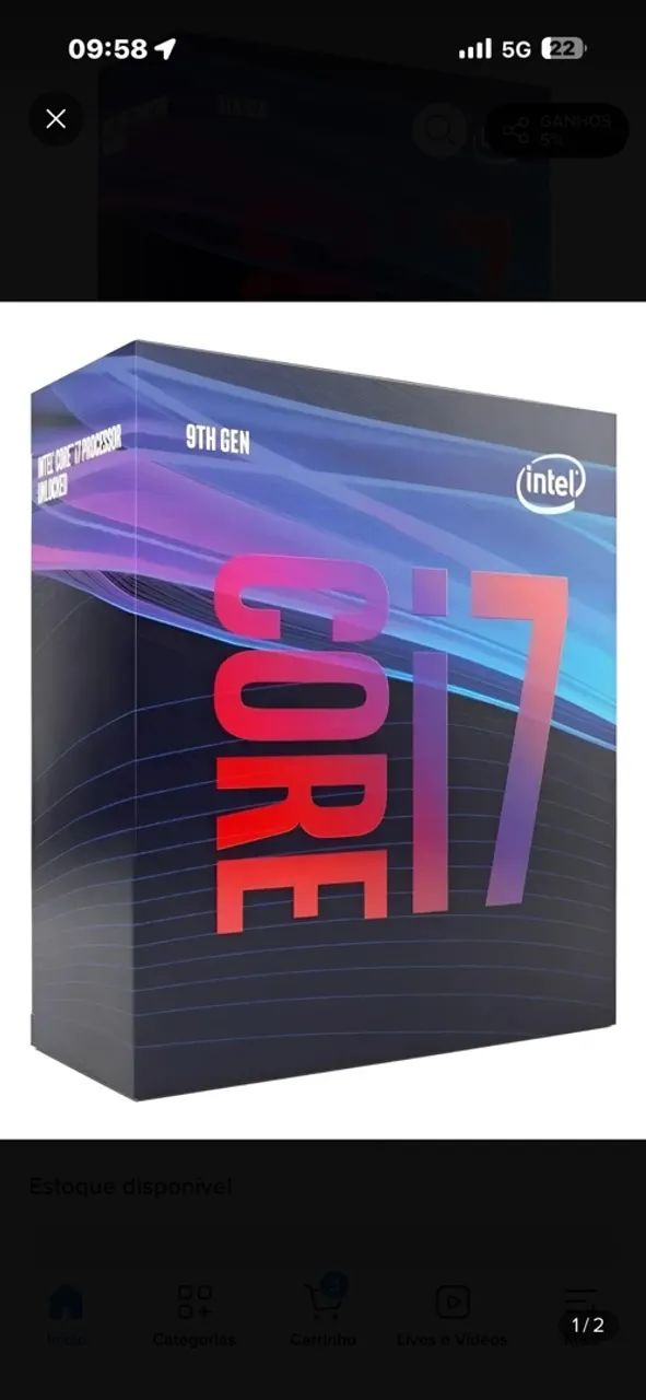 Processador i7 9700