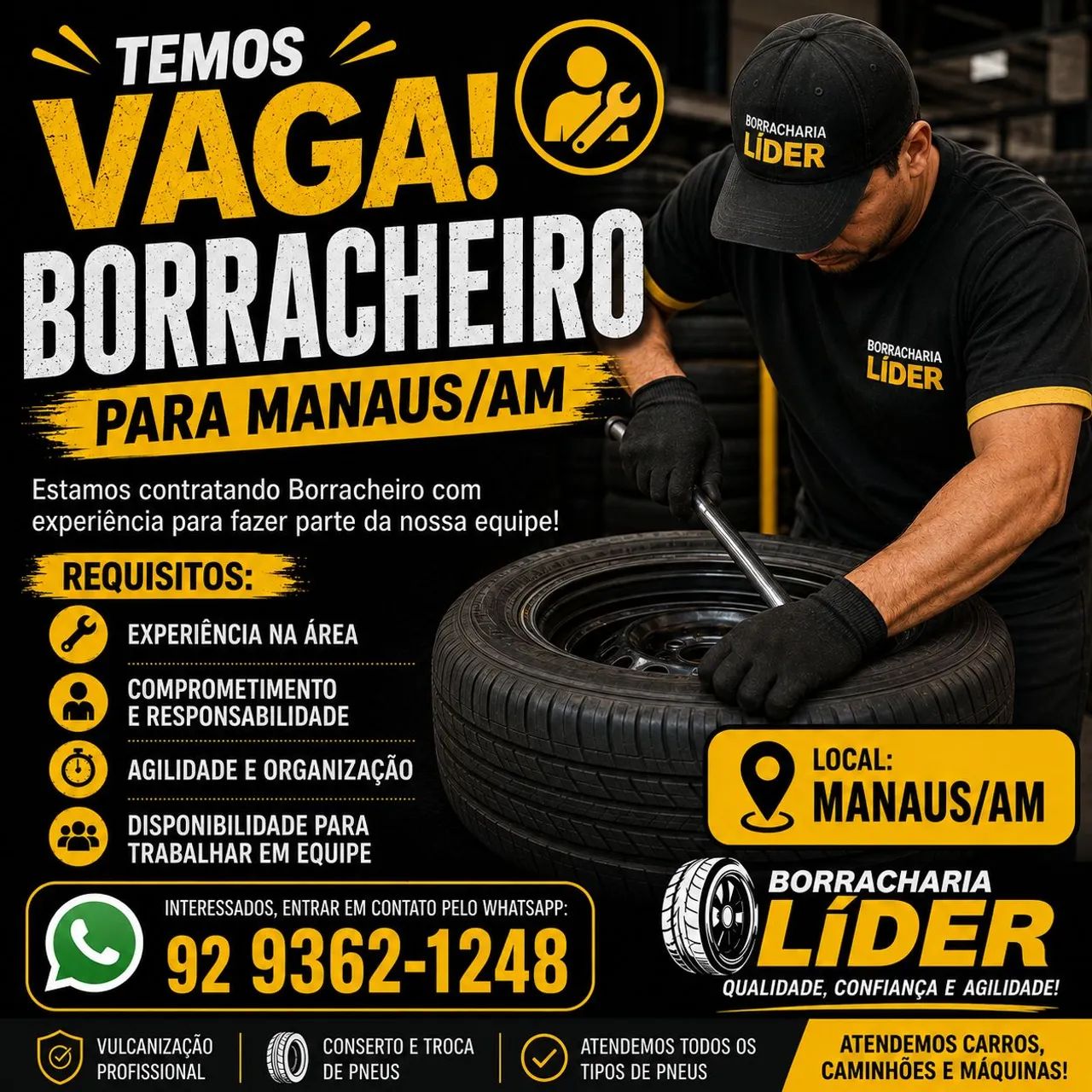 Precisamos de borracheiro  - Foto 2