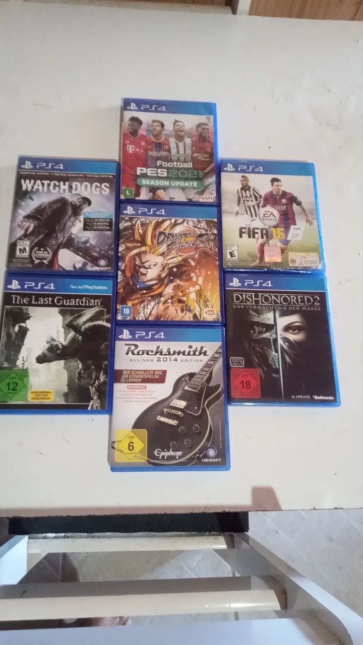 Playstation 4 500gb 3 controles originais com 7 jogos mídia física  - Foto 3