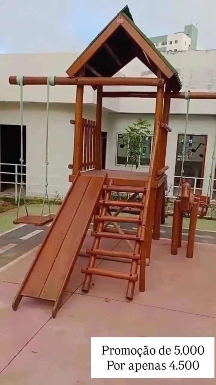 Parquinho de eucalipto 