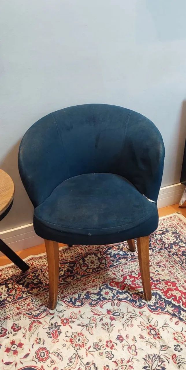 Par de Poltronas para restauro precisa trocar o tecido - Foto 5