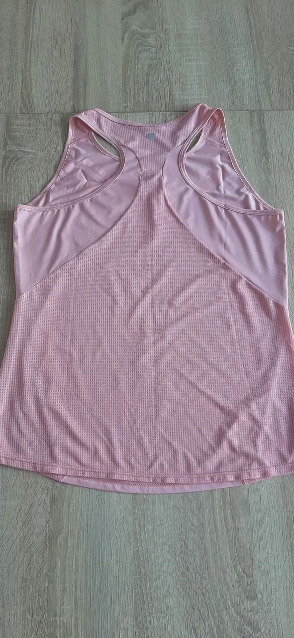 Conjunto de ginástica feminino rosa e cinza - Foto 3
