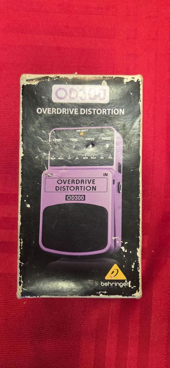 PEDAL BEHRINGER OVERDRIVE/DISTORTION OD300 - Foto 3