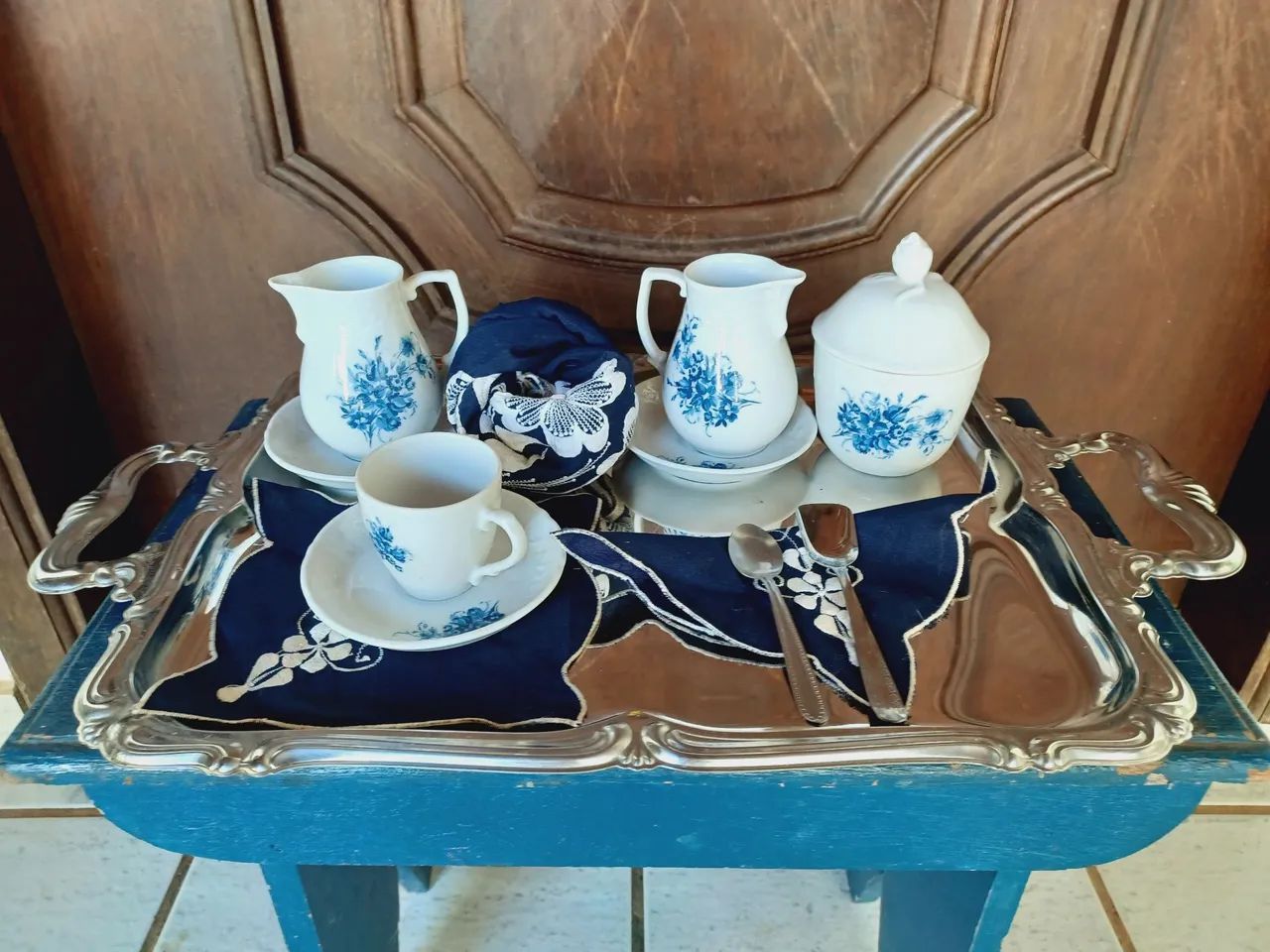 JOGO PORCELANA REAL POR 150 REAIS DESAPEGO DE MUDANÇA RAPIDA PARTICULAR  - Foto 4