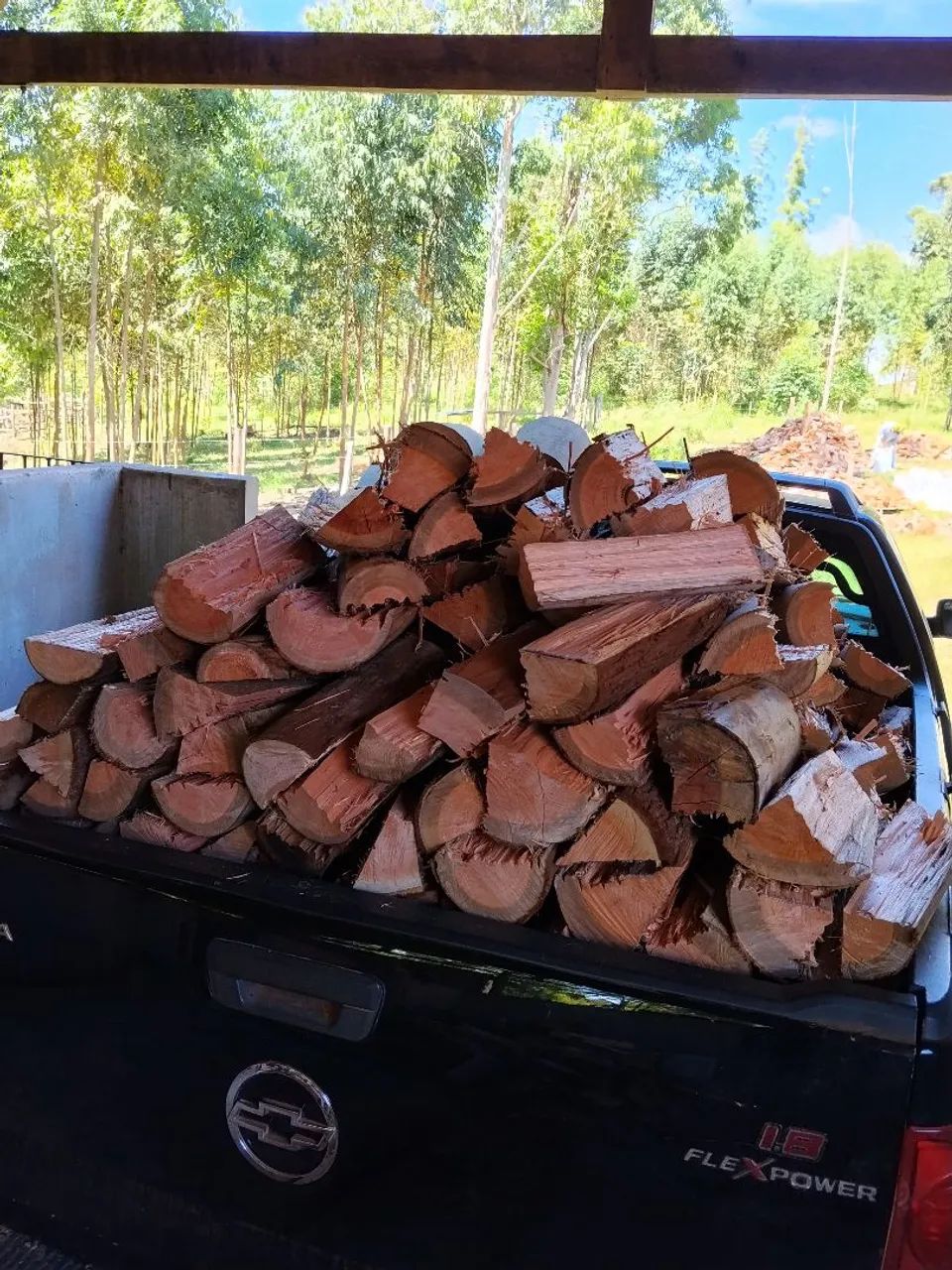 Lenha de Eucalipto Seca Rachada 30 cm Top - Foto 3