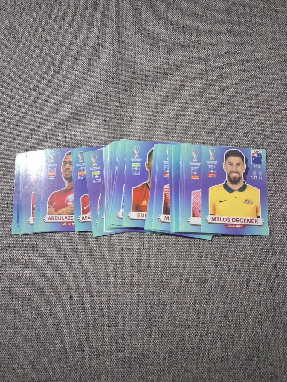 Figurinhas do álbum da copa do Mundo de 2022