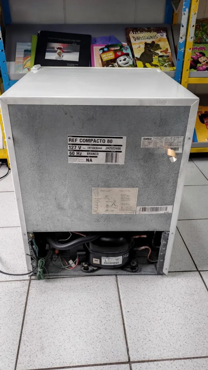 Refrigerador Consul Compacto 80 - 127V - Branco - Foto 3