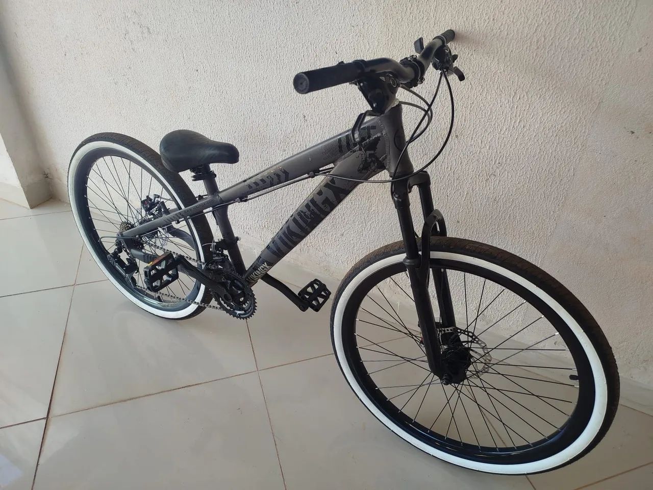 Bicicleta vikingx tuff 25 preta. Negocio - Foto 2