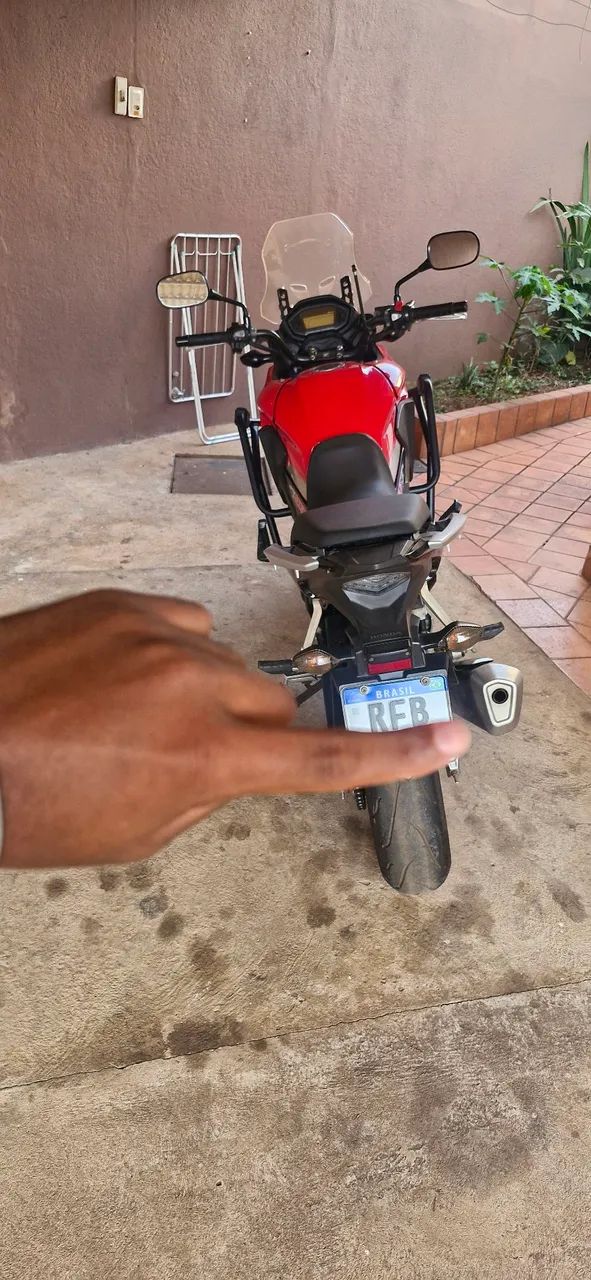 CB 500 X sem detalhes e com acessórios  - Foto 5