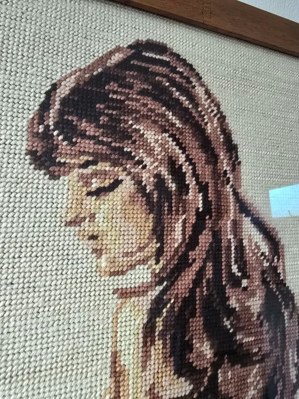 Quadro arte em meio ponto (emoldurado e com vidro) - Foto 3