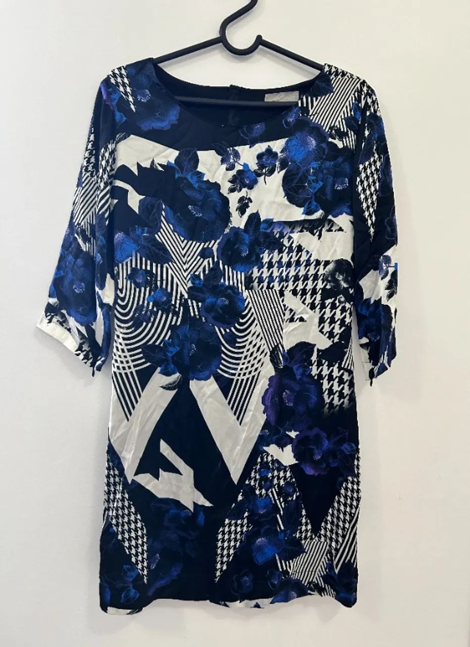 Vestido de seda estampado Lafort