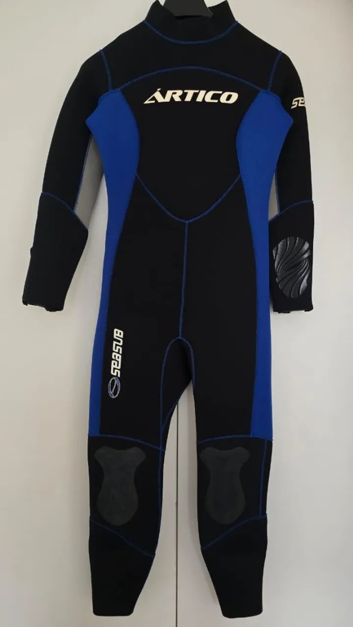Conjunto Seasub Macacão de Mergulho de Neoprene 5mm Feminino (Novo)