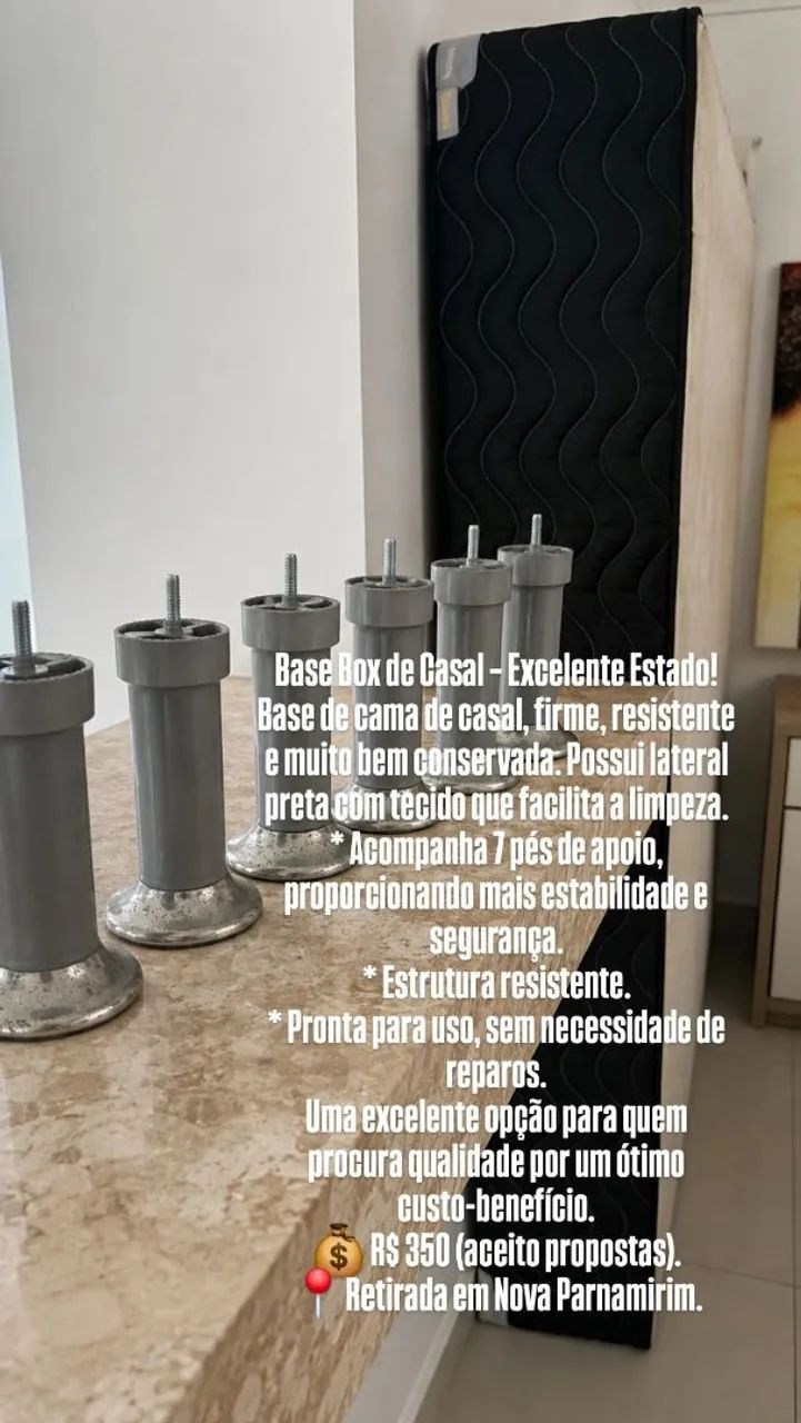 Base cama box casal - Foto 4