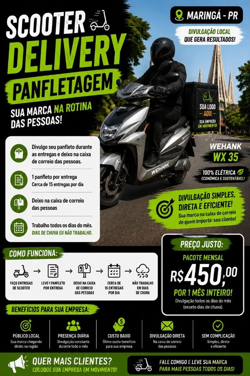 Divulgação para Empresas em Maringá | Panfletagem e Marketing Local