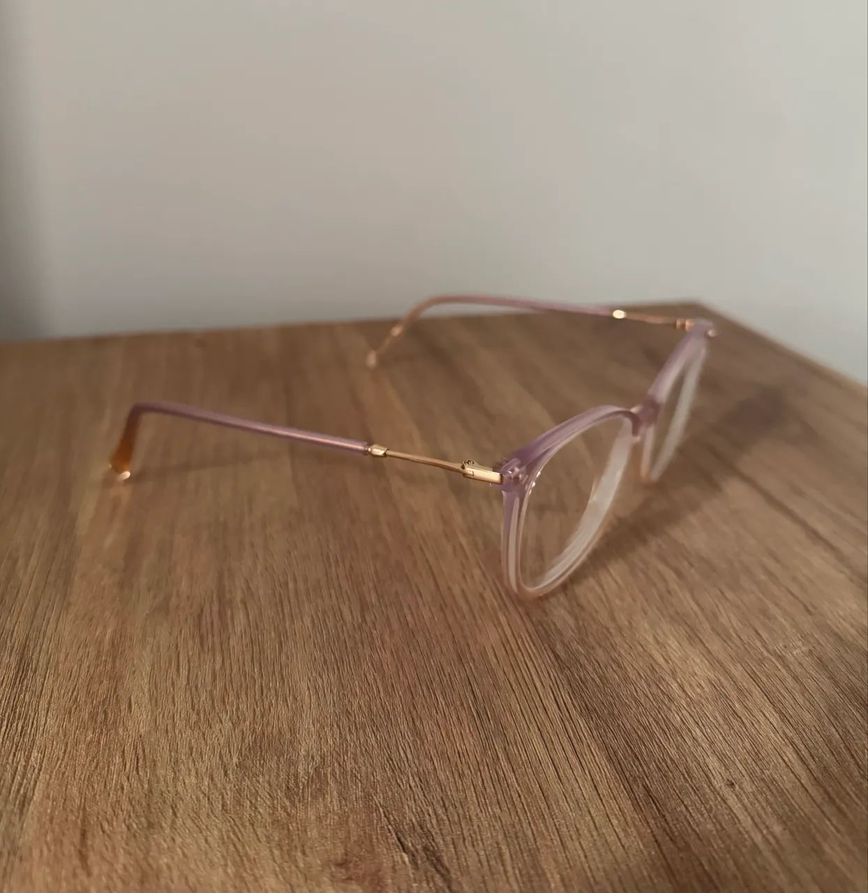Armação de Óculos de Grau Hickmann Eyewear Rosa Transparente + Estojo - Foto 3