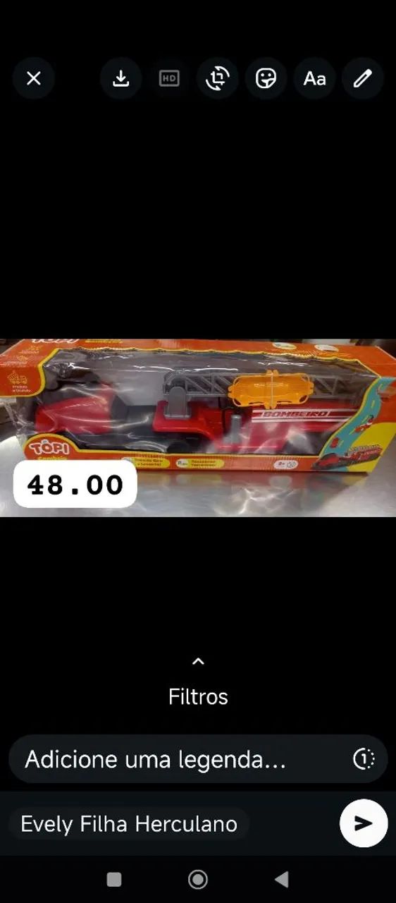 Carro de bombeiro grande 