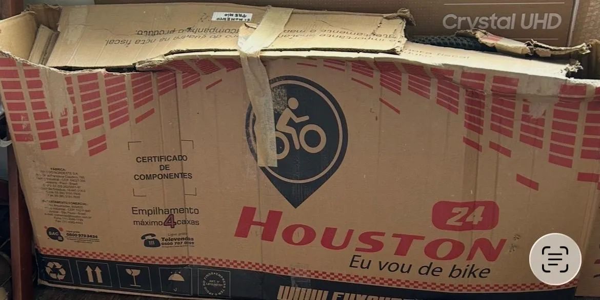 Bicicleta Houston aro 24 nova na caixa. - Foto 3
