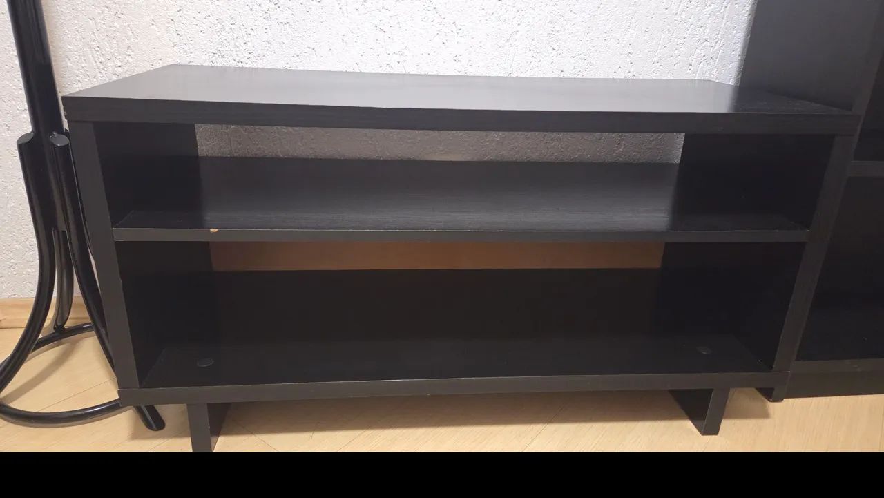 Rack em mdf preto Tok Stok - Foto 2