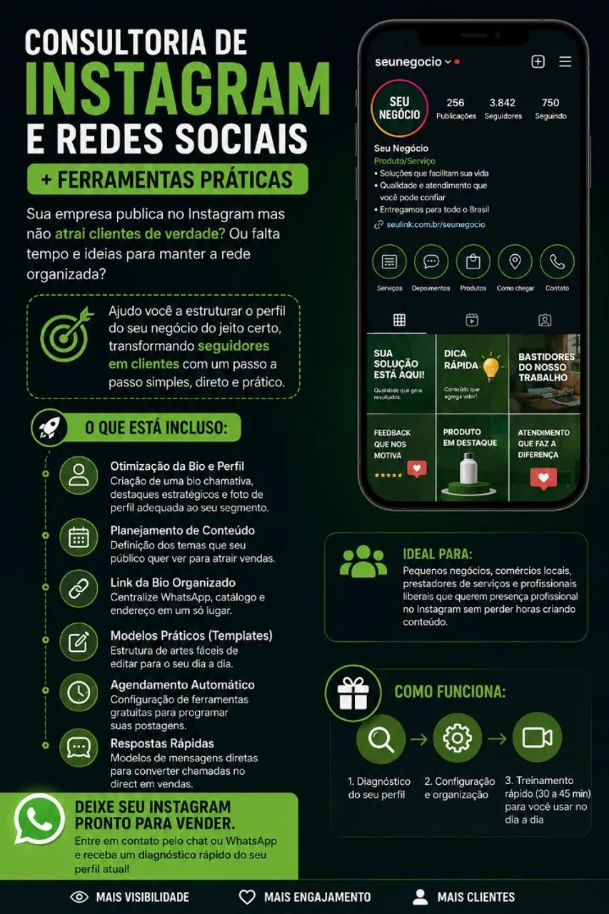 Consultoria de Instagram e Redes Sociais + Ferramentas Práticas - Foto 2