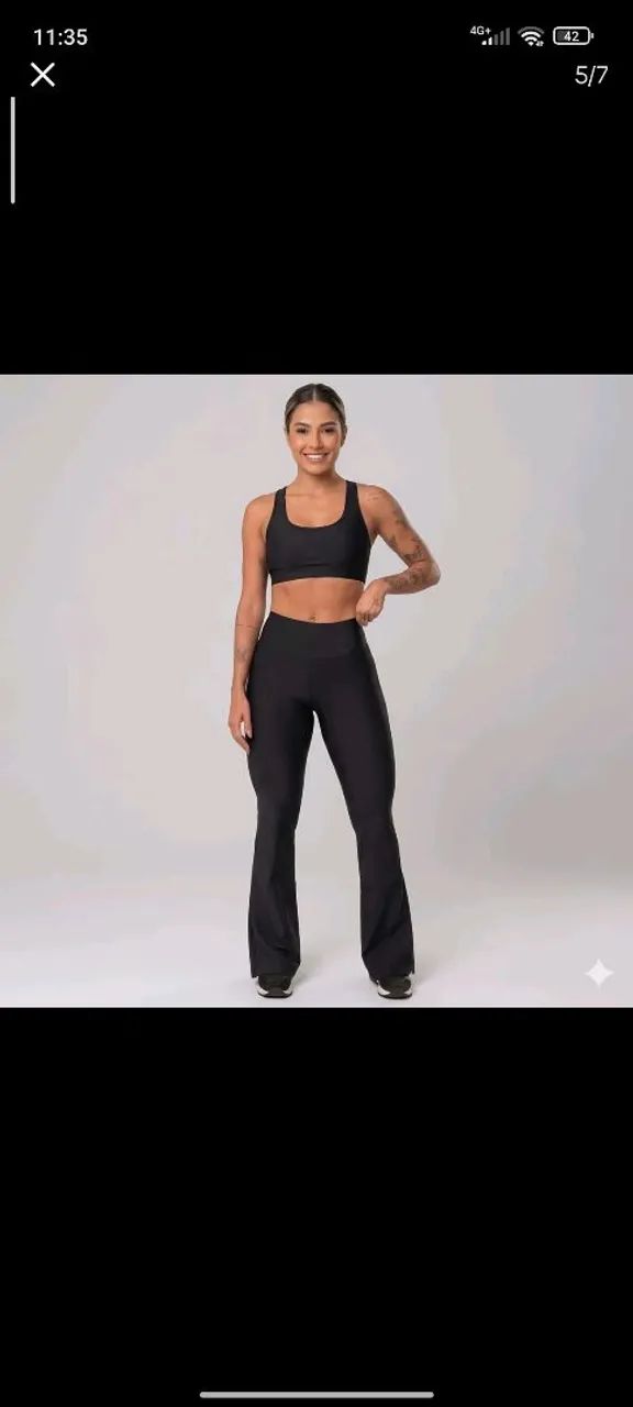 Calça shein flare academia  - Foto 2