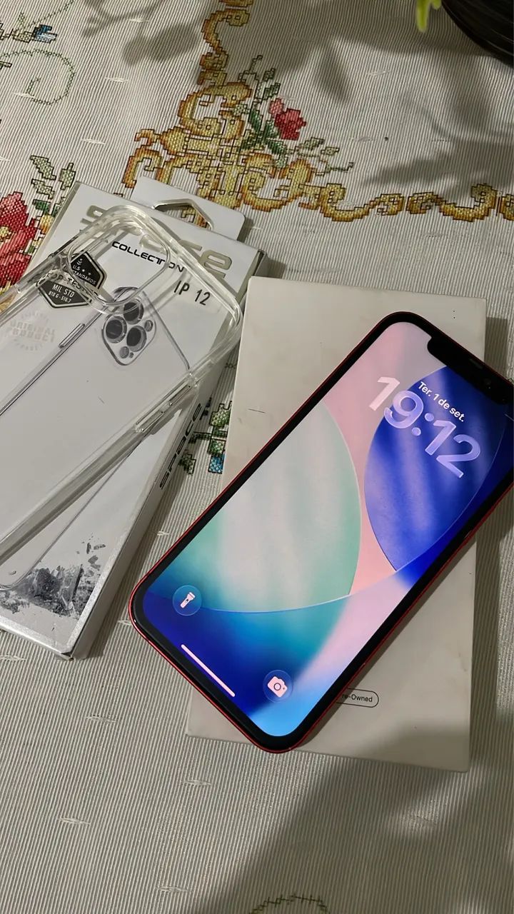 Vendo iPhone 12 tudo ok quero 1500$$ - Foto 2