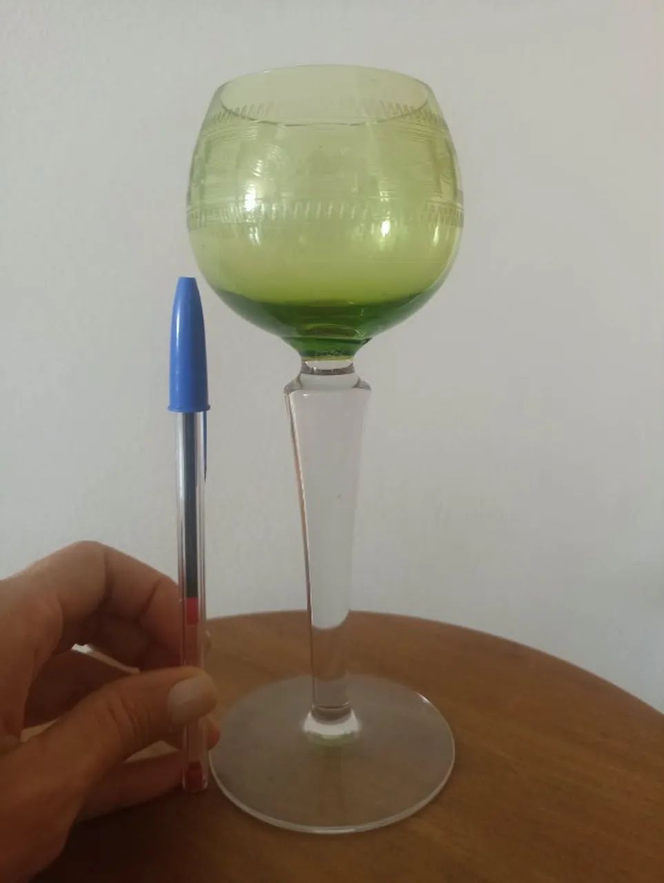taça vintage de cristal - Foto 2